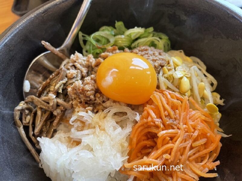 韓丼の石焼ビビンバ